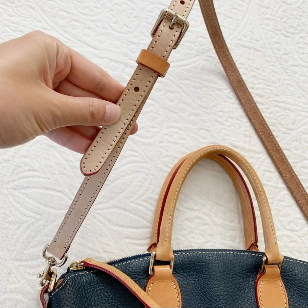 Dooney & Bourke Dillen Leather Double Pocket Satchel‎ and Matching Pouch